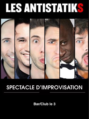 Affiche de Les Antistatiks | Spectacle d'improvisateurs