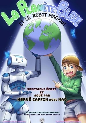 Affiche de La planète bleue et le robot magique