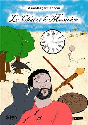 Affiche de Le chat et le musicien version blues