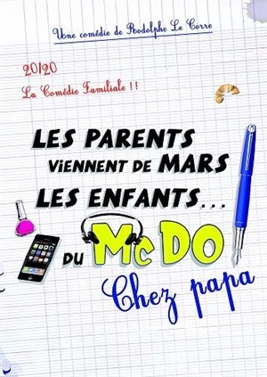 Affiche de Les parents viennent de Mars, les enfants du McDo : chez Papa