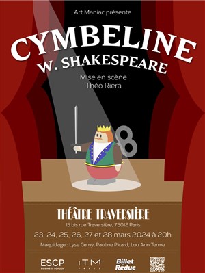 Affiche de Cymbeline de Shakespeare