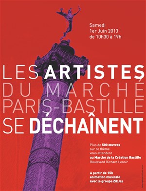 Affiche de Le marché Bastille se déchaîne