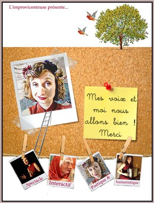 Affiche de Mes voix et moi nous allons bien ! Merci