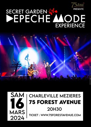 Affiche de Secret Garden Depêche Mode Experience