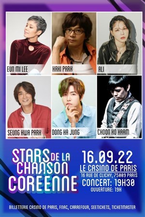 Affiche de Stars de la chanson coréenne