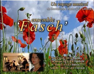 Affiche de Un voyage musical de Buxtehude à Bach, dernier concert de la saison