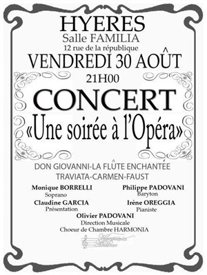 Affiche de Une soirée à L'Opéra