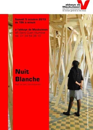 Affiche de La nuit de l'art contemporain