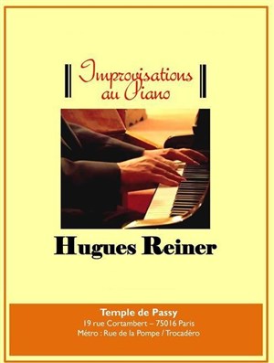 Affiche de Récital de piano par Hugues Reiner