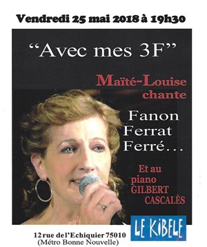 Affiche de Maïté-Louise chante : avec mes 3 F