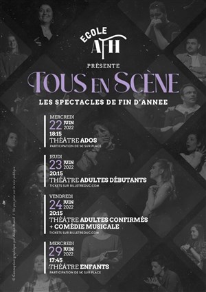 Affiche de Tous en scène : Elèves confirmés et section comédie musicale