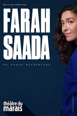 Affiche de Farah Saada dans En toute discrétion