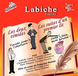 Affiche de Labiche "Les deux timides" et "Les suites d'un premier lit"