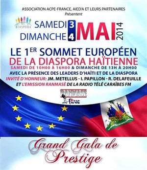 Affiche de Gala de Prestige de la Diaspora Haïtienne