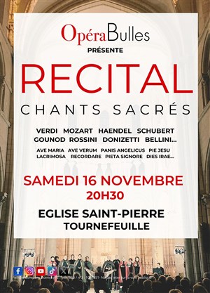 Affiche de Récital de chants sacrés