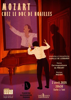 Affiche de Mozart chez le Duc de Noailles