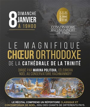 Affiche de Choeur Orthodoxe de la Cathédrale de la Trinité