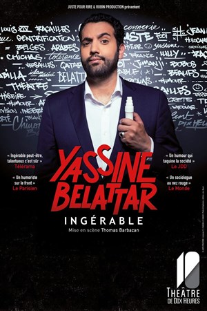 Affiche de Yassine Belattar dans Ingérable !