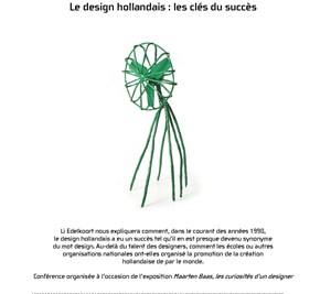 Affiche de Le design hollandais : les clés du succès