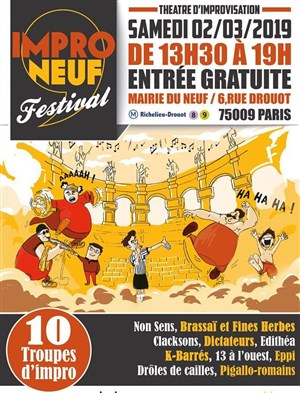 Affiche de Festival Improneuf 2019