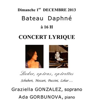 Affiche de Concert lyrique