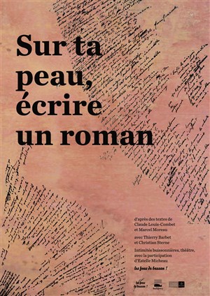 Affiche de Sur ta peau, écrire un roman