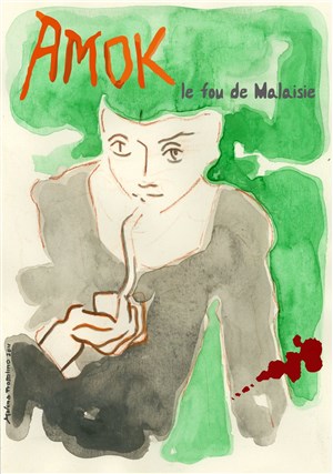 Affiche de Amok, le fou de Malaisie