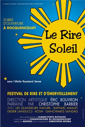 Affiche de Festival Le Rire Soleil 2ème édition : Soirée d'ouverture