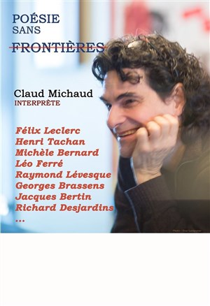Affiche de Claude Michaud : Poésie sans frontières
