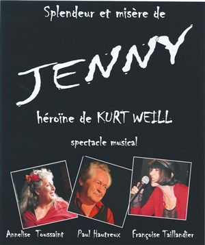 Affiche de Splendeur et misère de Jenny, héroïne de Kurt Weill