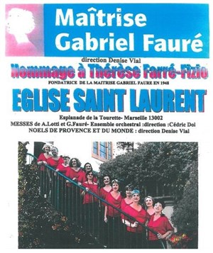 Affiche de Concert hommage à Thérèse Farré-Fizio
