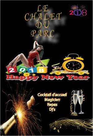 Affiche de Nouvel An 2017-2018 au Châlet du Parc