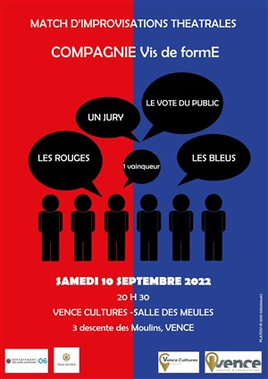 Affiche de Match d'improvisations théâtrales