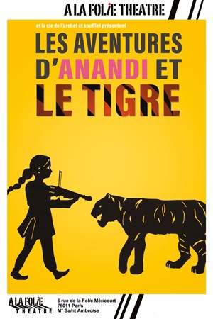 Affiche de Les aventures d'Anandi et le Tigre