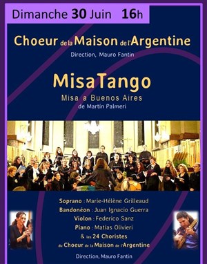 Affiche de Choeur de la Maison de l'Argentine