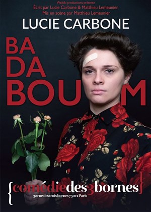 Affiche de Lucie Carbone dans Badaboum-un spectacle d'humour