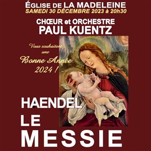 Affiche de Choeur et orchestre Paul Kuentz : Haendel le messie