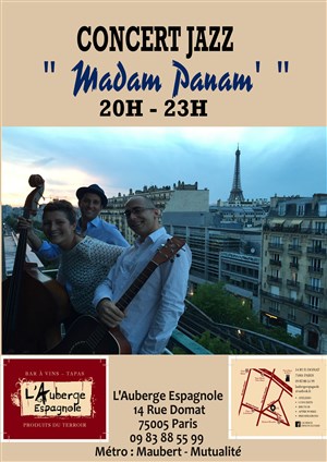 Affiche de Madam Panam | Diner-concert