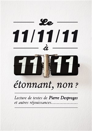 Affiche de 11/11/11 11:11 Etonnant, non ?