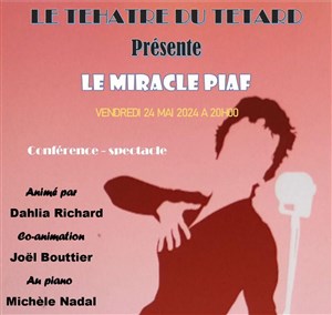 Affiche de Le miracle Piaf
