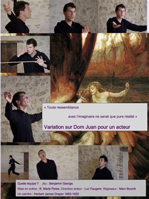 Affiche de Variation sur Dom Juan pour un acteur