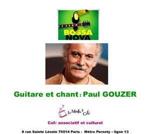 Affiche de Soirée Brassens Bossa Nova