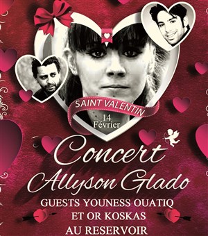 Affiche de Allyson Glado & Friends | Soirée Saint Valentin