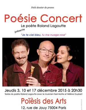 Affiche de Poésis Concert