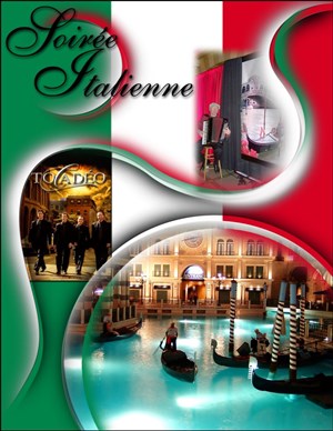 Affiche de Soirée Italienne