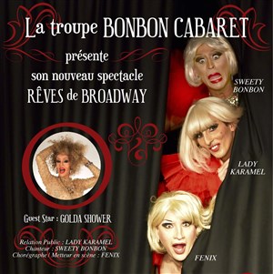 Affiche de Bonbon Cabaret | Rêves de Broadway