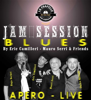 Affiche de Jam Session Blues Par Eric Camilleri - Mauro Serri & Friends