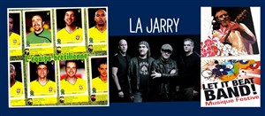 Affiche de La Jarry / L'Equipe Brésilienne / Let It Beat Band au Festival Pop/Rock