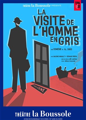 Affiche de La Visite de l'Homme en Gris