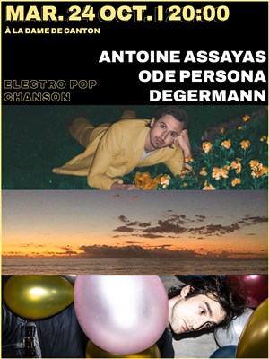 Affiche de Antoine Assayas / Ode Persona + 1ère partie Degermann